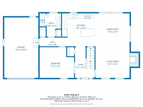 Floorplan - 87 Neshobe Rd, Mashpee, MA 02649 photo 3 of 3