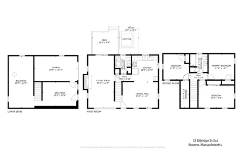 Floorplan - 12 Eldridge St, Monument Beach, MA 02553 photo 2 of 2