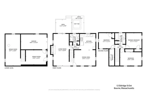 Floorplan - 12 Eldridge St, Monument Beach, MA 02553 photo 1 of 2