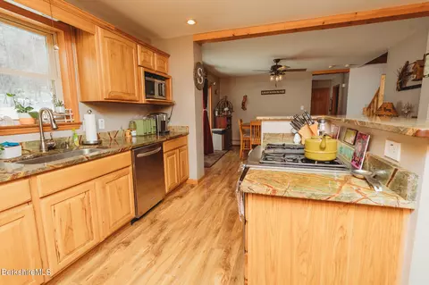 Kitchen - 123 Davis Mine Rd, Rowe, MA 01367 photo 3 of 5