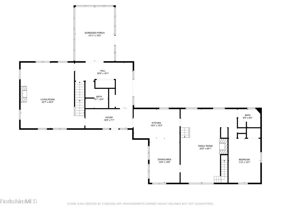 Floorplan - 92 Old Colebrook Rd, Colebrook, CT 06021 photo 3 of 4