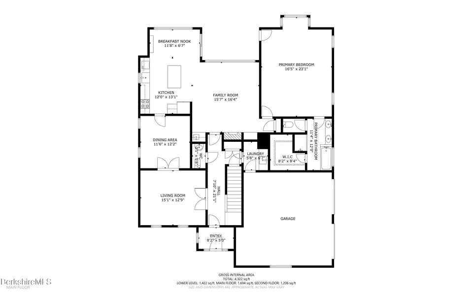 Floorplan - 4 Stoneledge Rd, Lenox, MA 01240 photo 3 of 4