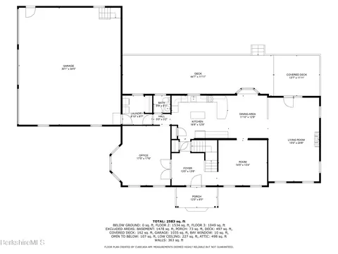 Floorplan - 155 High St Hill Rd, Windsor, MA 01270 photo 4 of 4