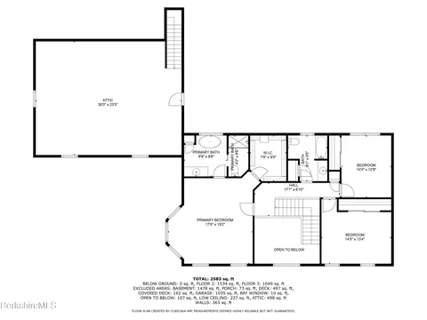 Floorplan - 155 High St Hill Rd, Windsor, MA 01270 photo 2 of 4