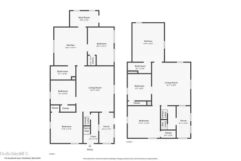 Floorplan - 114 Danforth Ave, Pittsfield, MA 01201 photo 1 of 1