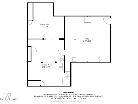 Floorplan - 4 Stoneledge Rd, Lenox, MA 01240 photo 1 of 4