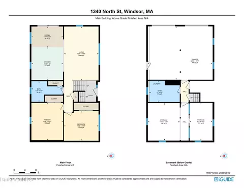 Floorplan - 1340 North St, Windsor, MA 01270 photo 1 of 3