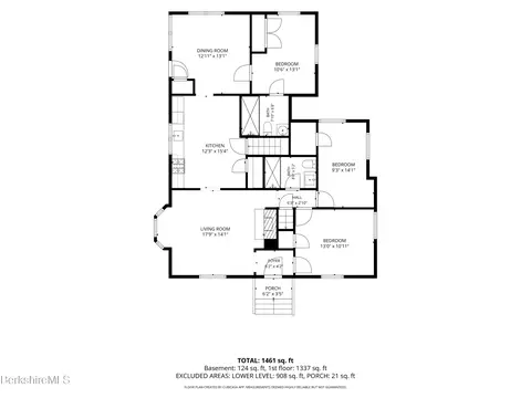 Floorplan - 3 Tor Ct, Pittsfield, MA 01201 photo 2 of 3