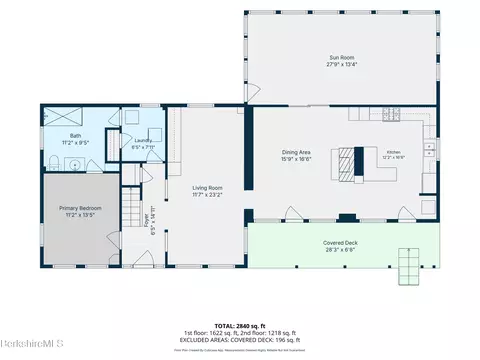 Floorplan - 3 Tyringham Rd, Monterey, MA 01245 photo 1 of 4