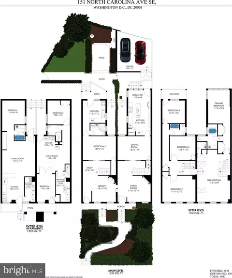 Floorplan - 151 N Carolina Ave SE, Washington, DC 20003 photo 2 of 2