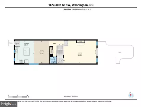 Floorplan - 1673 34th St NW, Washington, DC 20007 photo 1 of 4