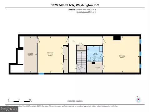 Floorplan - 1673 34th St NW, Washington, DC 20007 photo 3 of 4