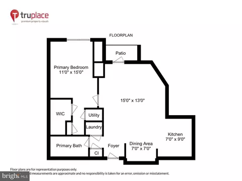 Floorplan - 915 E Street St NW #1110, Washington, DC 20004 photo 1 of 1
