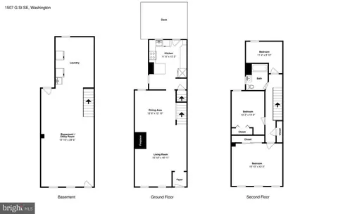 Floorplan - 1507 G St SE, Washington, DC 20003 photo 1 of 1