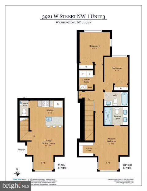 Floorplan - 3921 W Street St NW #3, Washington, DC 20007 photo 1 of 1