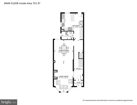 Floorplan - 1309 E Capitol St SE, Washington, DC 20003 photo 1 of 3