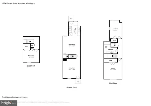 Floorplan - 1694 Kramer St NE, Washington, DC 20002 photo 1 of 1