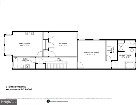 Floorplan - 315 9th St SE, Washington, DC 20003 photo 2 of 4