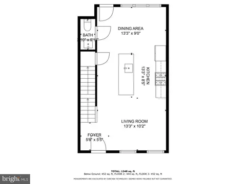 Floorplan - 1925 1st St NE, Washington, DC 20002 photo 1 of 4