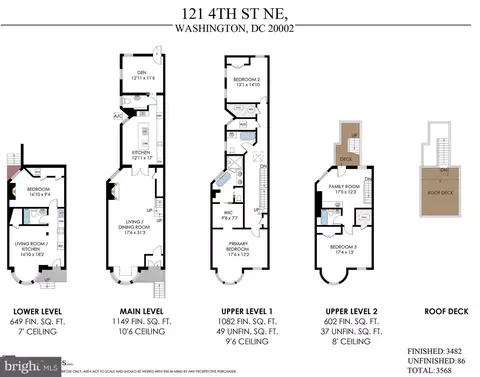 Floorplan - 121 4th St NE, Washington, DC 20002 photo 2 of 2