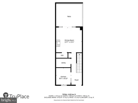 Floorplan - 604 E Se SE, Washington, DC 20003 photo 1 of 3