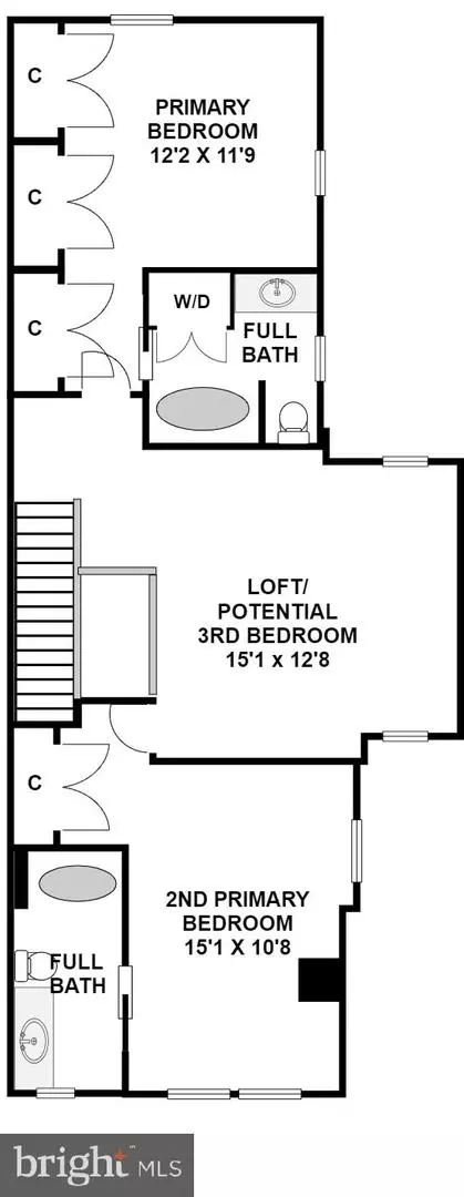 Floorplan - 103 6th St NE, Washington, DC 20002 photo 2 of 3