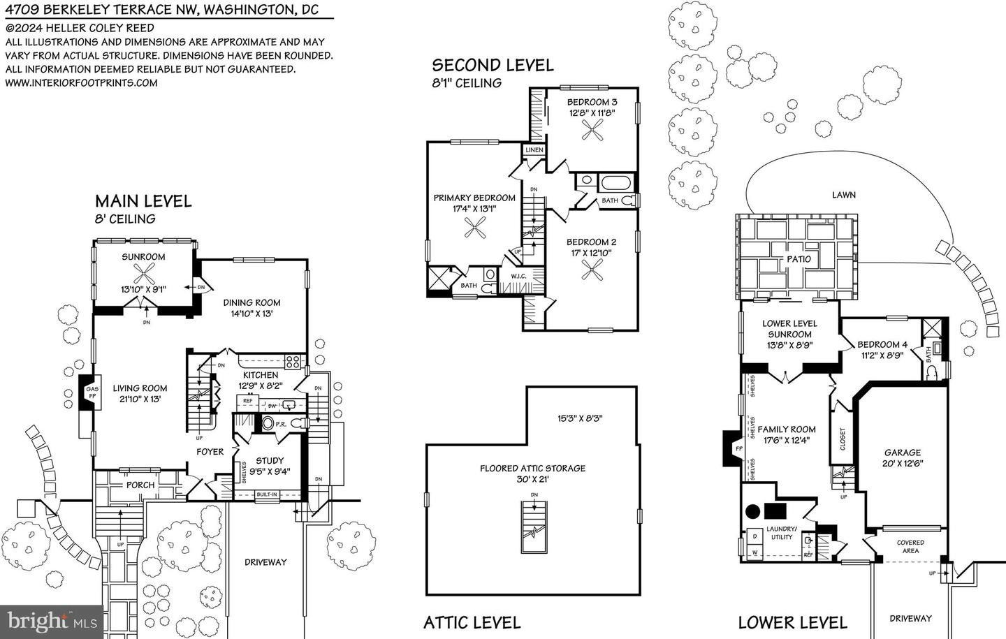 Floorplan - 4709 Berkeley Ter NW, Washington, DC 20007 photo 1 of 1