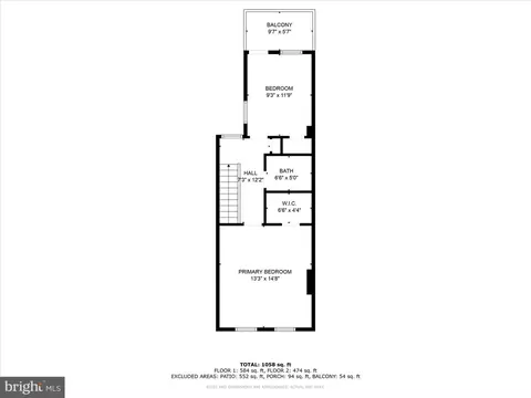 Floorplan - 919 G St SE, Washington, DC 20003 photo 2 of 3