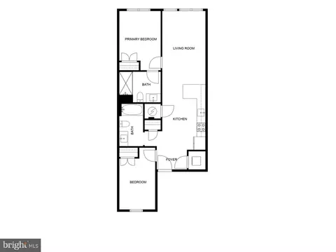 Floorplan - 1006 Florida Ave NE #302, Washington, DC 20002 photo 1 of 1