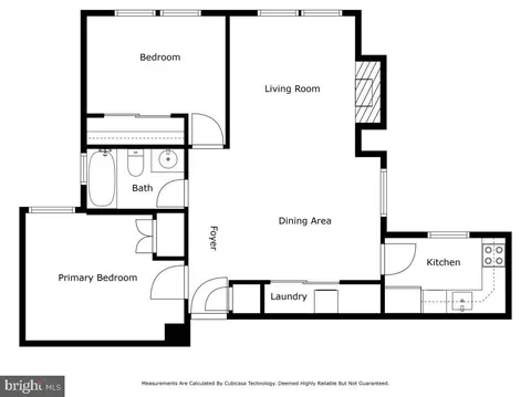 Floorplan - 520 E Street St NE #405, Washington, DC 20002 photo 1 of 1