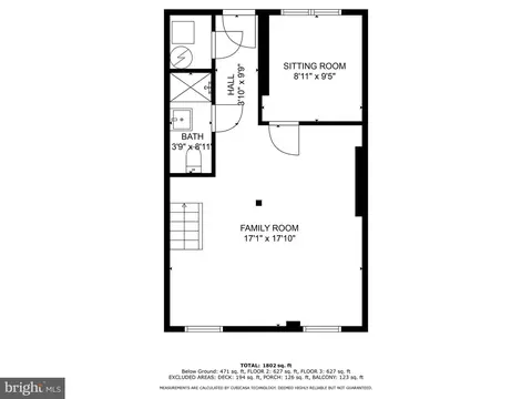 Floorplan - 1330 Queen St NE, Washington, DC 20002 photo 2 of 4
