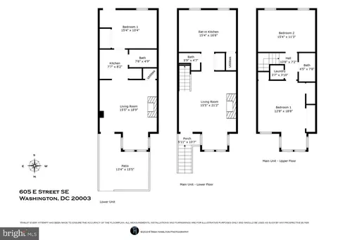 Floorplan - 605 E Se SE, Washington, DC 20003 photo 1 of 1