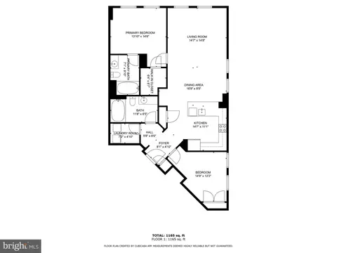 Floorplan - 616 E Nw NW #514, Washington, DC 20004 photo 1 of 1