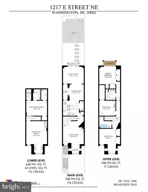 Floorplan - 1217 E Street St NE, Washington, DC 20002 photo 4 of 4