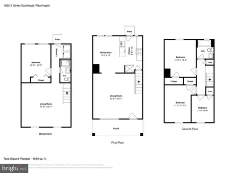 Floorplan - 1925 S Se SE, Washington, DC 20020 photo 1 of 1
