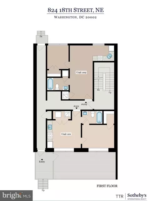 Floorplan - 824 18th St NE #4, Washington, DC 20002 photo 1 of 2