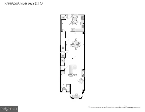 Floorplan - 334 11th St SE, Washington, DC 20003 photo 2 of 2