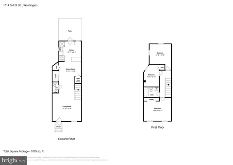 Floorplan - 1014 3rd St SE, Washington, DC 20003 photo 1 of 1