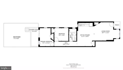 Floorplan - 121 Thomas St NW, Washington, DC 20001 photo 2 of 2
