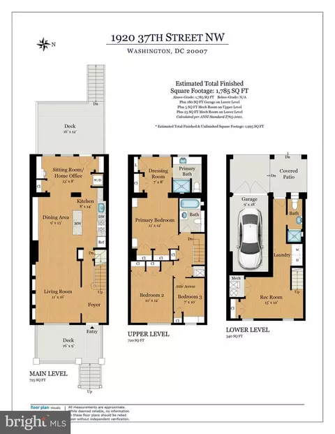 Floorplan - 1920 37th St NW, Washington, DC 20007 photo 1 of 2