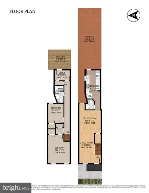 Floorplan - 213 Warren St NE, Washington, DC 20002 photo 1 of 1