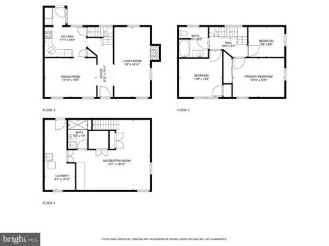 Floorplan - 1343 G St SE, Washington, DC 20003 photo 1 of 4