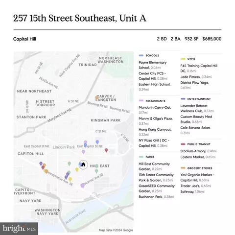View/Area - 257 15th St SE #A, Washington, DC 20003 photo 1 of 1