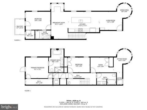 Floorplan - 1825 N Capitol St NE #1, Washington, DC 20002 photo 3 of 3