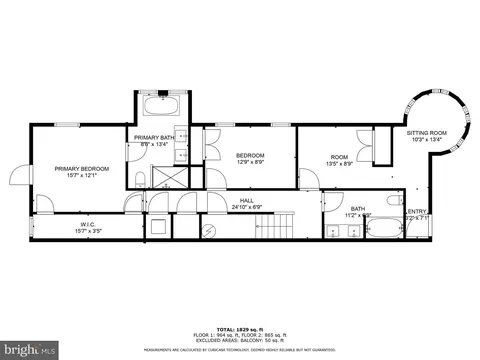 Floorplan - 1825 N Capitol St NE #1, Washington, DC 20002 photo 2 of 3