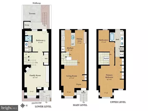Floorplan - 1506 33rd St NW, Washington, DC 20007 photo 1 of 1