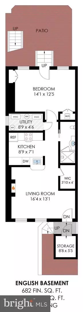Floorplan - 303 C St SE, Washington, DC 20003 photo 3 of 3