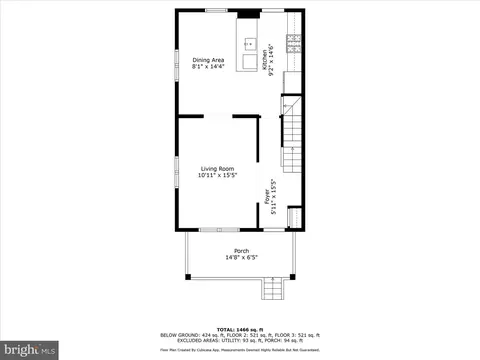 Floorplan - 17 54th St SE, Washington, DC 20019 photo 2 of 4