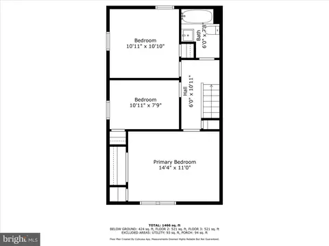 Floorplan - 17 54th St SE, Washington, DC 20019 photo 3 of 4