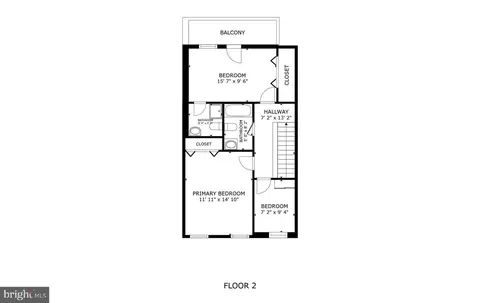 Floorplan - 251 15th St SE, Washington, DC 20003 photo 2 of 3